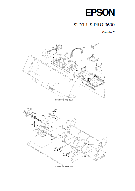 Epson Stylus Pro 9600 Parts Manual-3